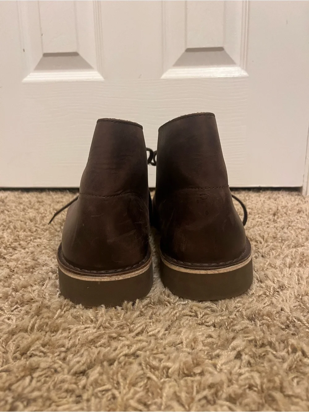 Clarks Dark Brown Leather Chukka Boots